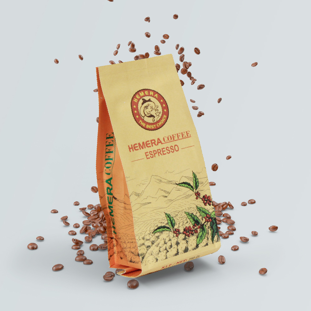 [HCM]CÀ PHÊ HẠT CAO CẤP HEMERA ESPRESSO 250GR