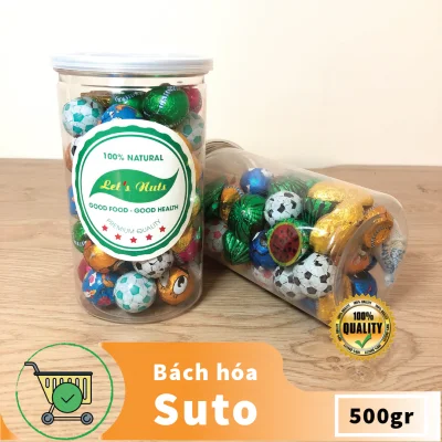 Kẹo socola đủ màu lon pet 500g sang trọng, hợp vệ sinh, món quà ăn vặt tuyệt vời SuTo Shop