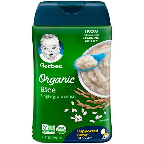 Bột Ăn Dặm Gerber Gạo Hữu Cơ 4m+