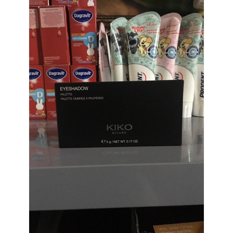 Bảng Phấn Mắt 6 màu Kiko Milano tông sáng