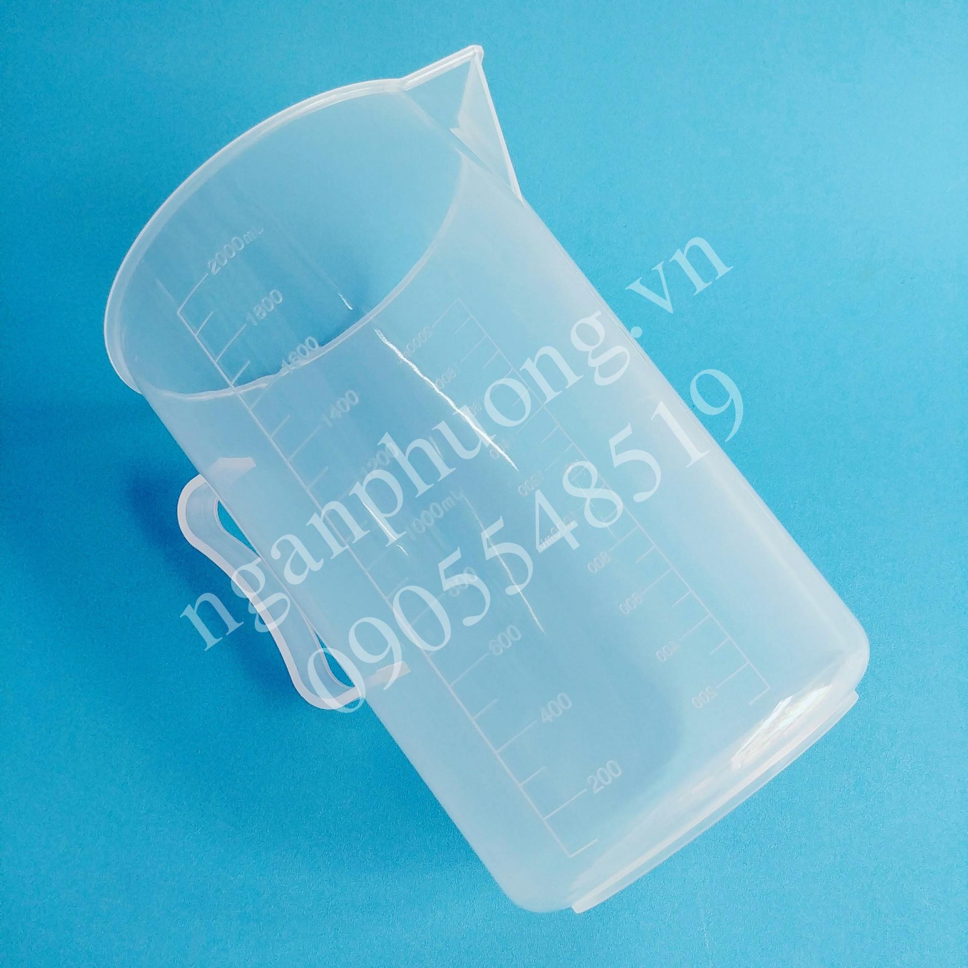 CA NHỰA 2 LIT, CA ĐONG NHỰA CÓ VẠCH CHIA 2000ML