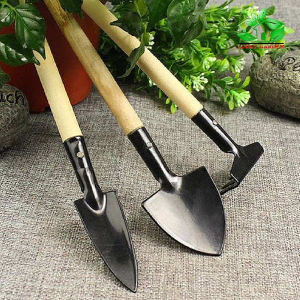 Bộ Dụng Cụ Làm Vườn Mini 3 Món Tiện Dụng - Rau Củ Quả Trồng Tại Vườn, Sân Thượng, Nông Trang, Ban Công