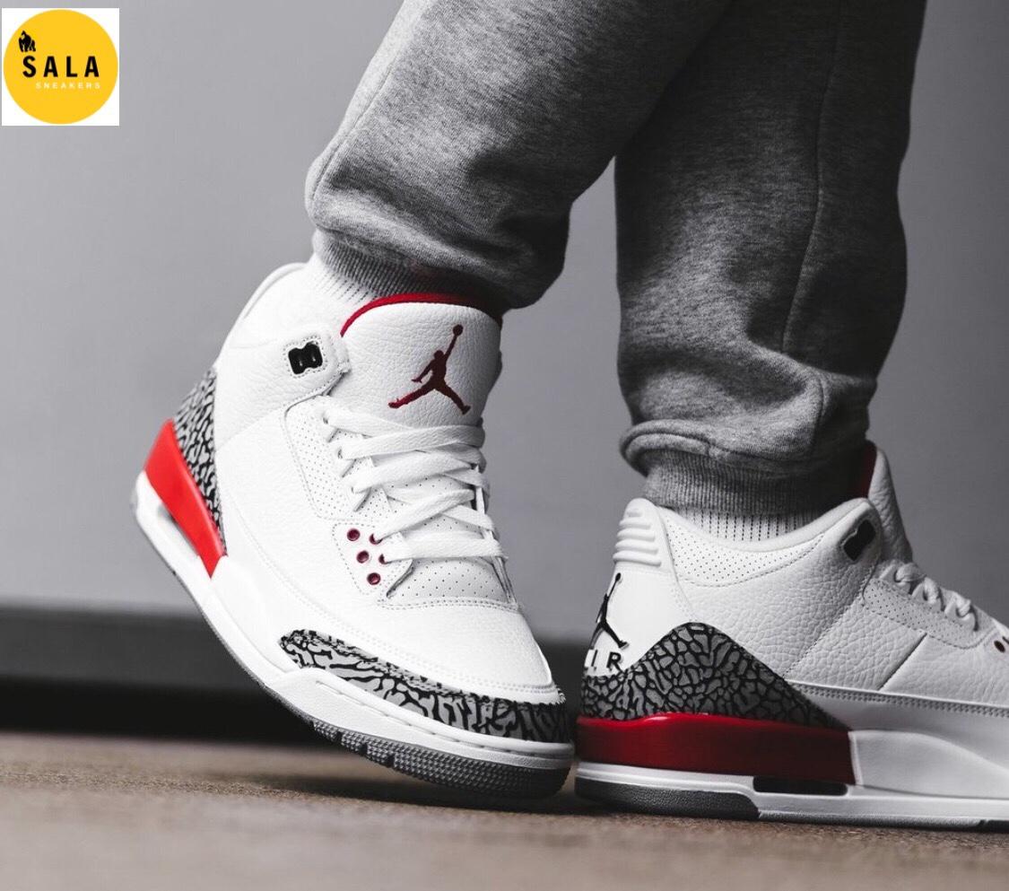 Giày Jordan 3 Katrina Trắng