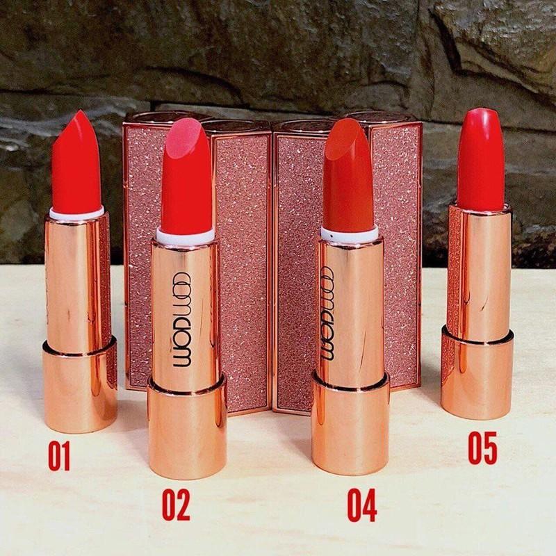 [HCM]Son lì WodWod Star Hollow Lipstick vỏ nhũ ánh kim siêu sang  full màu