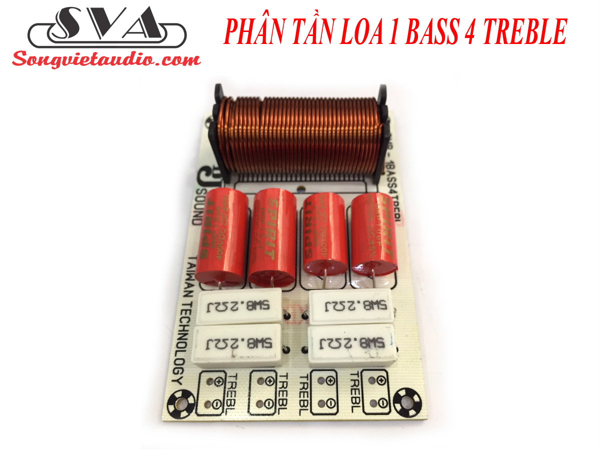 MẠCH PHÂN TẦN LOA 1 BASS 2 TREBLE - 1 mạch