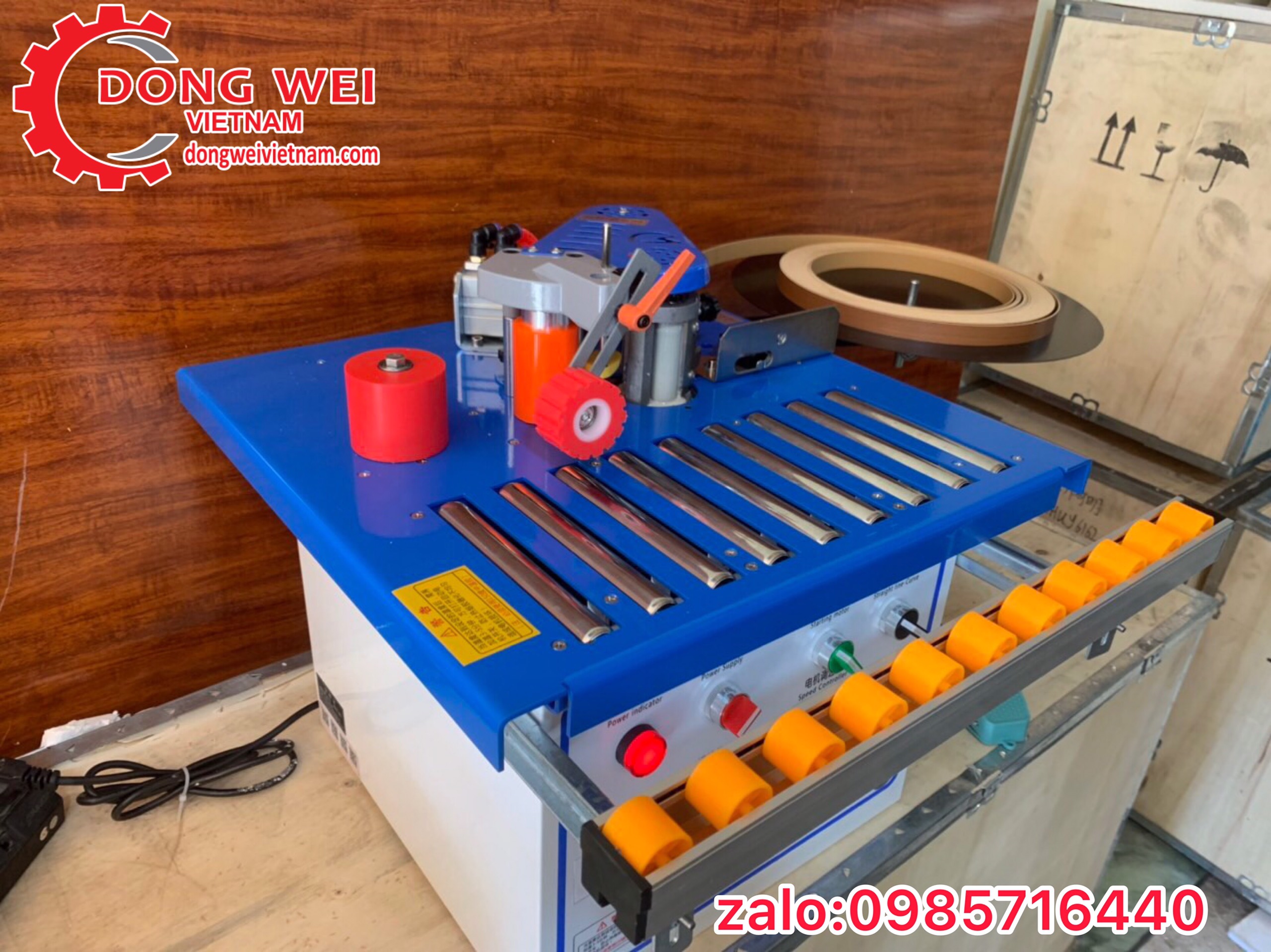 Máy dán cạnh gỗ DW550