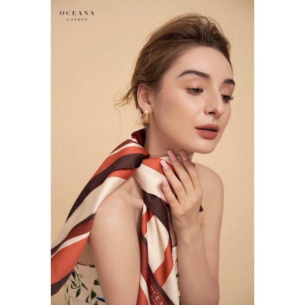 Oceana London - Khăn lụa vuông Malina Scarf