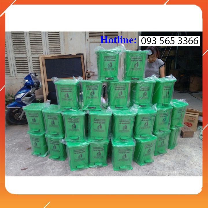 Thùng Rác Y Tế Chân Đạp 15 Lít