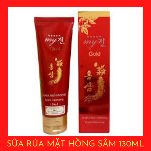 Sữa Rửa Mặt Nhân Sâm Đỏ My Gold Hàn Quốc 130ml - YOUDO