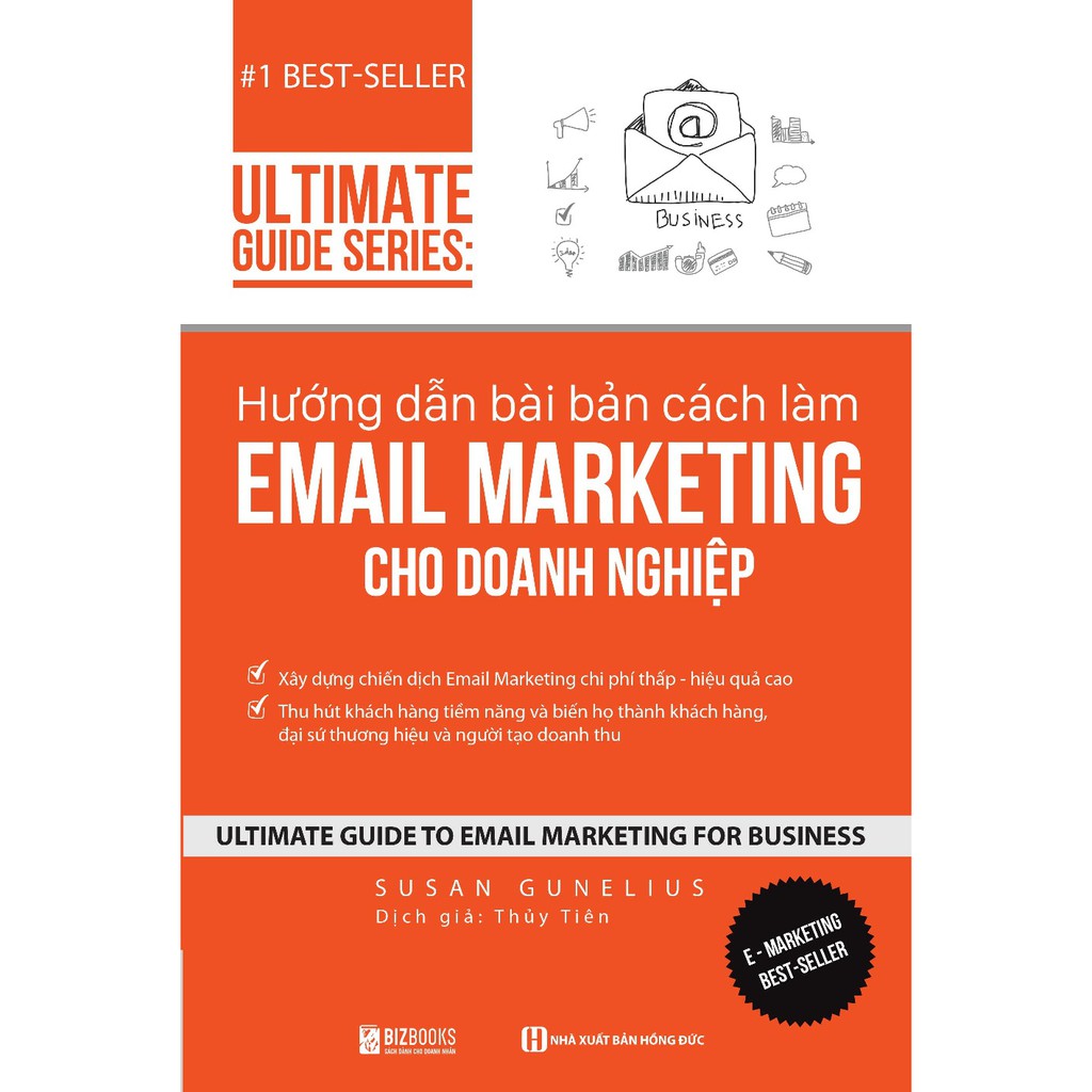 Sách - Hướng Dẫn Bài Bản Cách Làm Email Marketing Cho Doanh Nghiệp + tặng kèm Booksmart