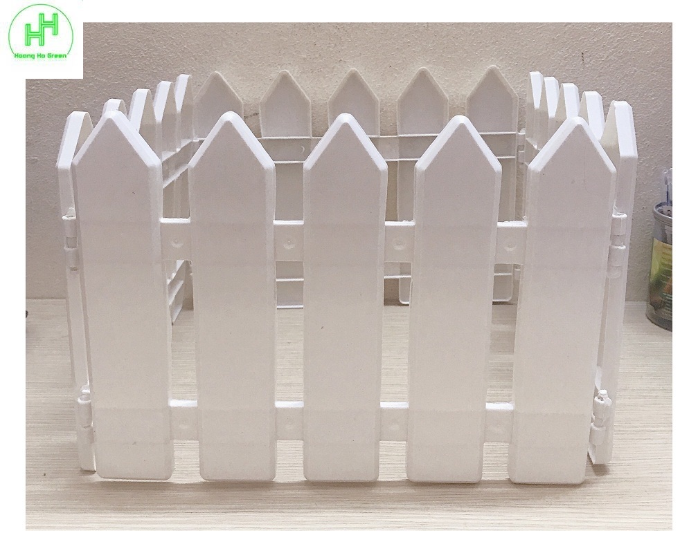 Hàng Rào Nhựa Lắp Ghép Dài 1,6m Cao 20cm Trang Trí Vườn Cây. Cam kết hàng uy tín chát lượng giá tốt.