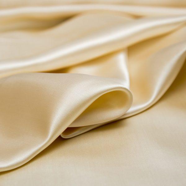 Ga - Drap Giường Lẻ Phi Lụa Lan Pham Bedding - Màu Vàng Kem