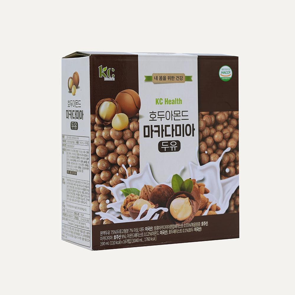Thùng sữa hạt Maca KC Health Hàn Quốc 190ml x 16
