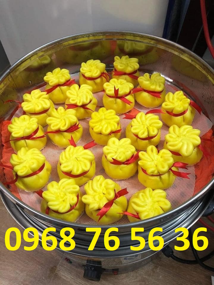 Nồi hấp bánh bao chạy điện - Đường kính 52cm (3 tầng hấp)