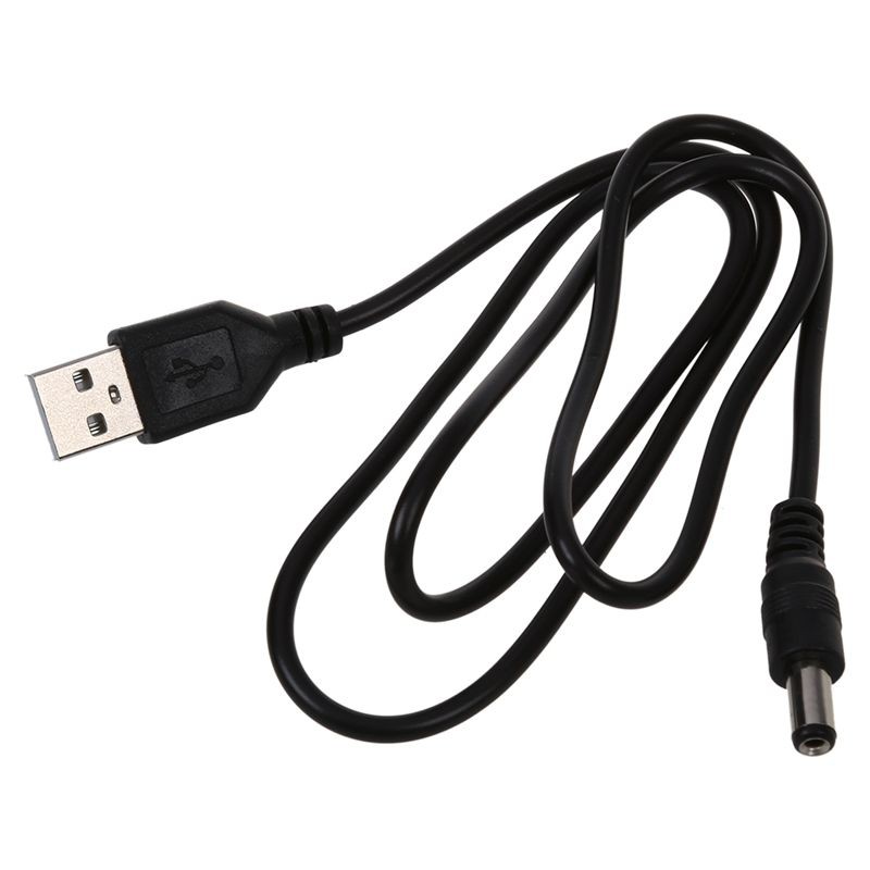 Cáp Chuyển USB ra 5V cổng tròn - Jack DC 5.5*2.1mm