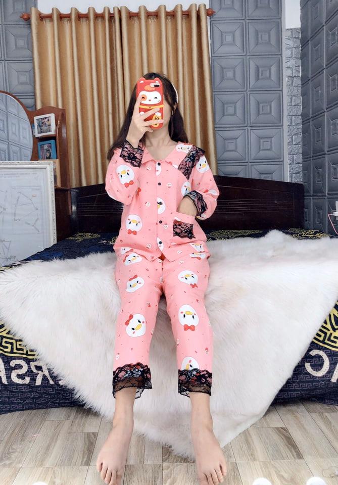 Đồ Bộ ngủ Kate Thái phối ren