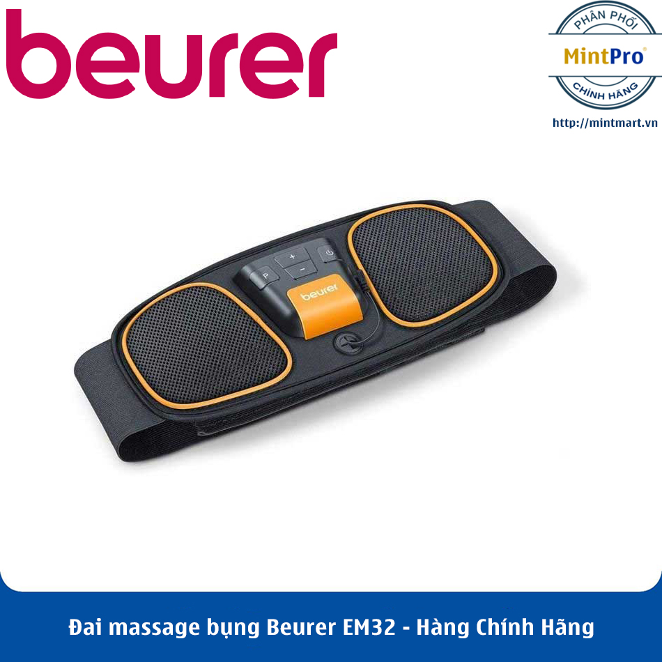 Đai massage bụng Beurer EM32- Hàng Chính Hãng