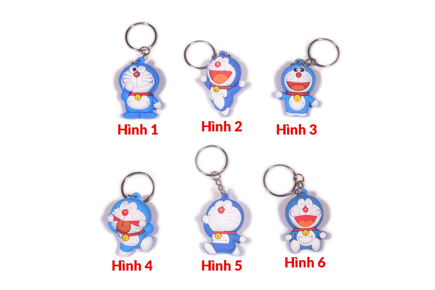 [7-11/12 VOUCHER 8%][thanh lý bán lỗ] Móc khóa Anime cao su - Doremon [AAM] [PGN18]