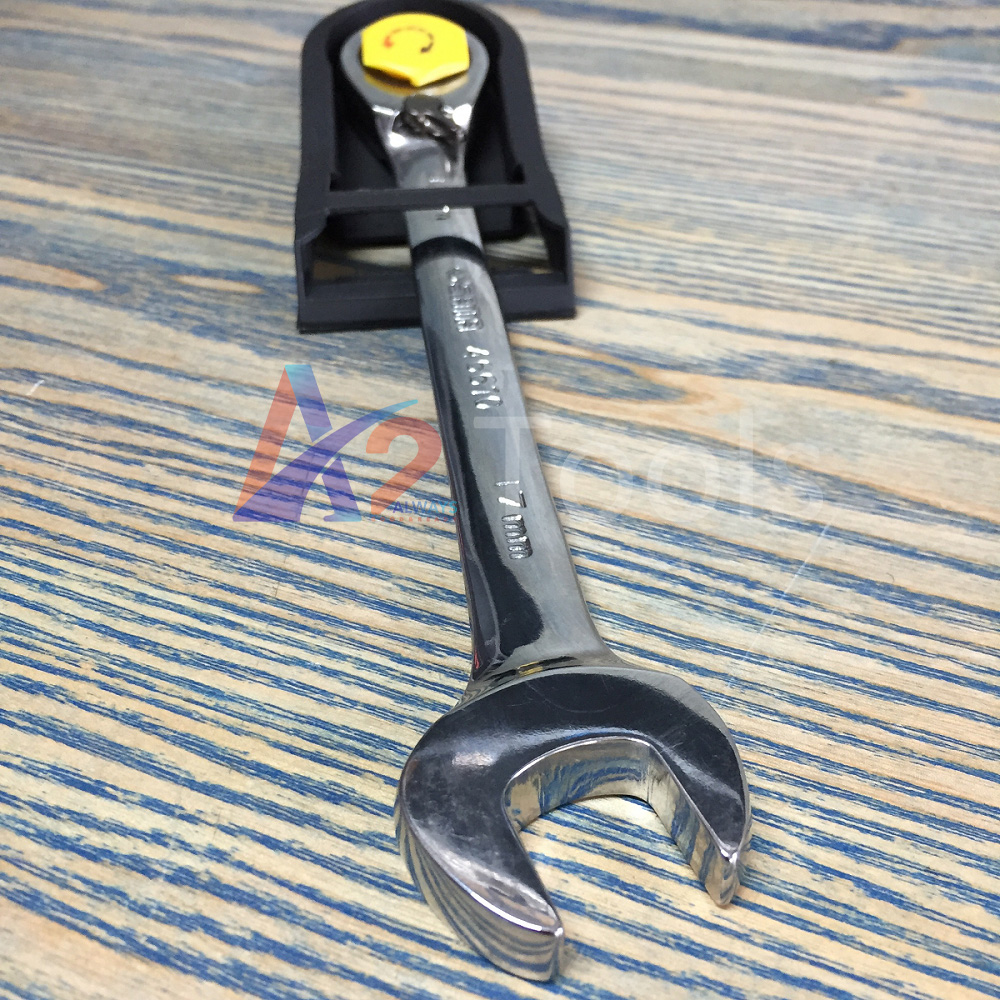 Cờ lê vòng miệng tự động đảo chiều 17mm Sata 46610