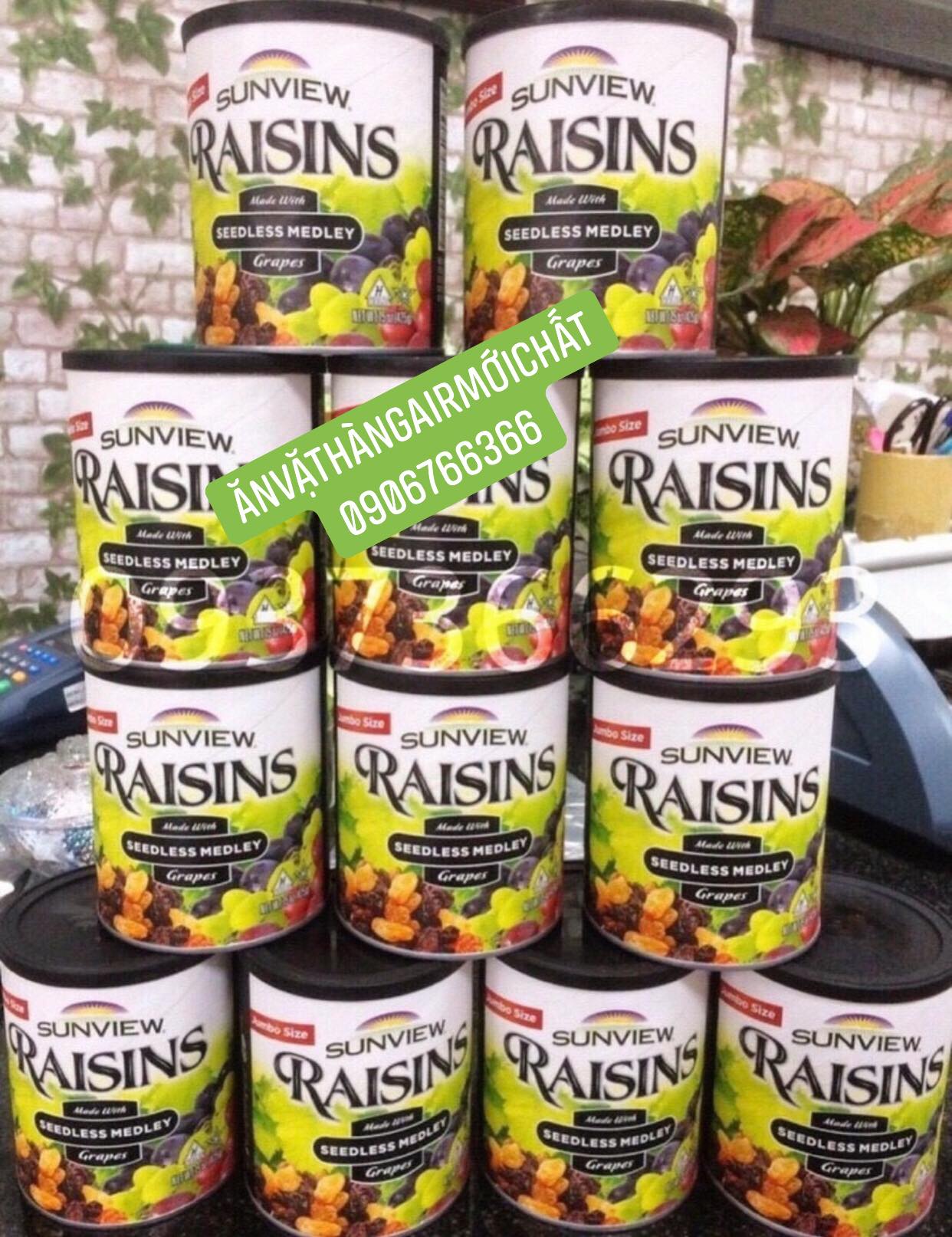 [New Date 05/2025]Nho Khô Thập Cẩm Sunview Raisins Mỹ Hộp 425 Gram