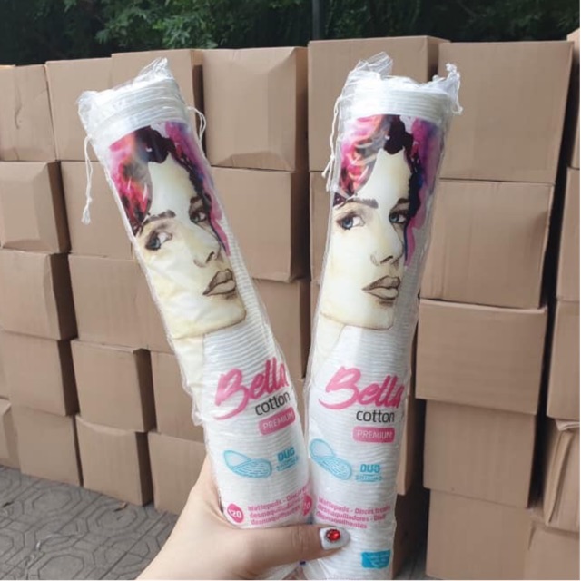 Bông tẩy trang Bella 120 miếng