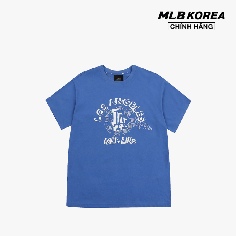 [DF]MLB - Áo thun cổ tròn ngắn tay LIKE Solid Color Popcorn 31TSP2131-07U