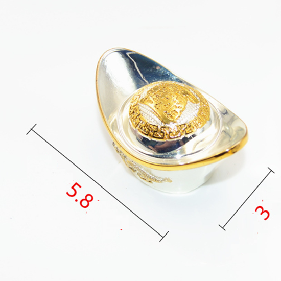 Thỏi VÀNG ,BẠC Phượng Hoàng cao cấp chiêu lộc(5cm)