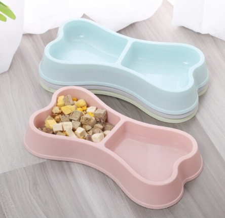 Bát ăn đôi Con Gấu cho Chó Mèo