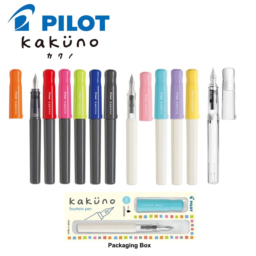 Bút máy Pilot Kakuno Nhật Bản Clear