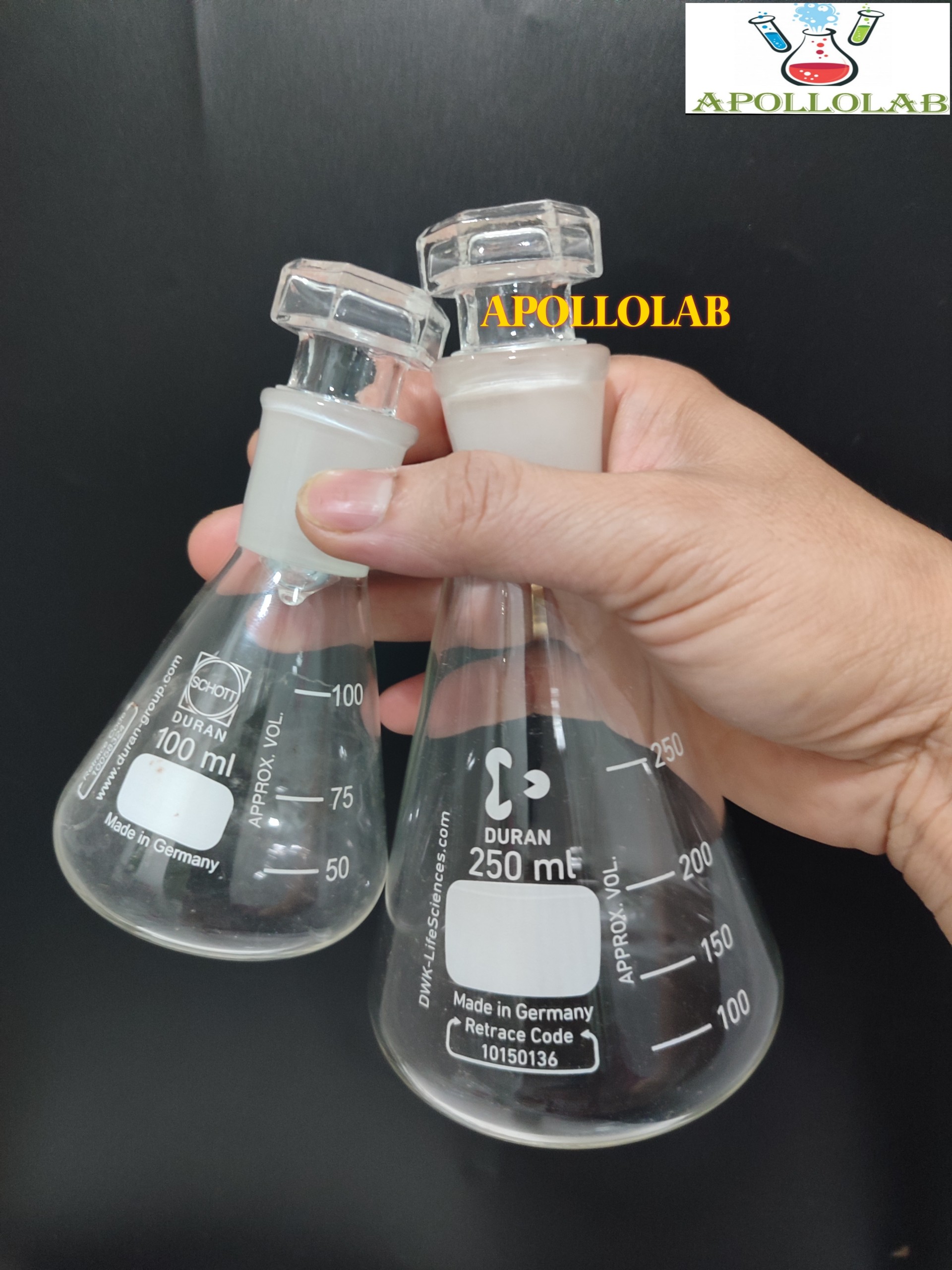 [HCM][Hãng Duran- Đức] Bình tam giác CỔ NHÁM 29/32