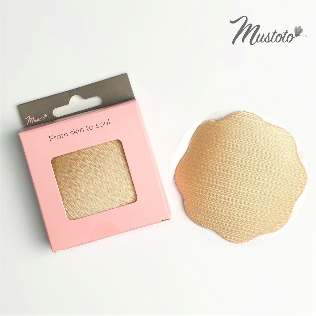 Miếng Dán Ngực Nhũ Hoa (Đầu Ti) Vải Mustoto (1 cặp)