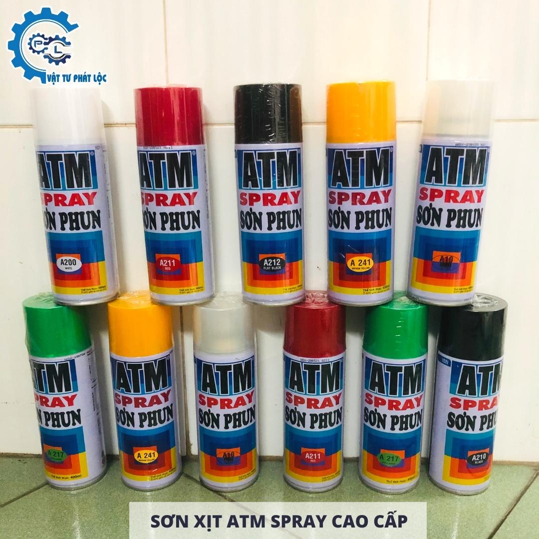 Sơn xịt ATM đủ màu tiện lợi 400 ml