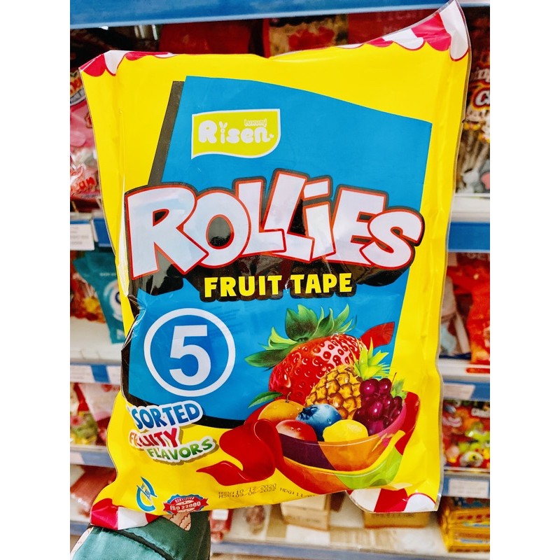 Kẹo Dẻo Cuộn Rollies Risen 350G