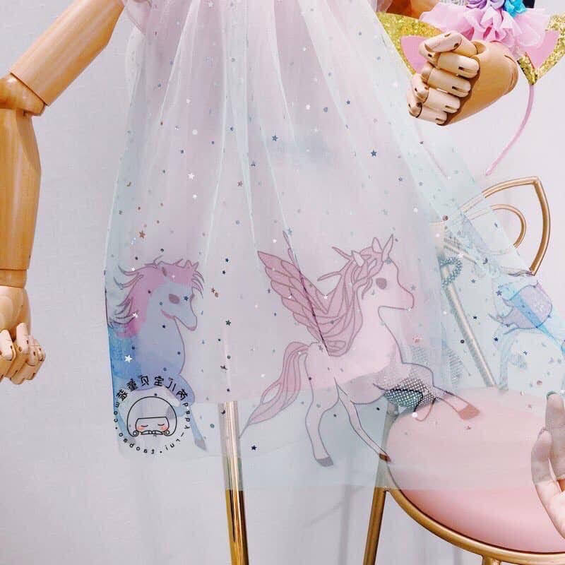 Váy ngựa PONY kèm cài tóc cho bé
