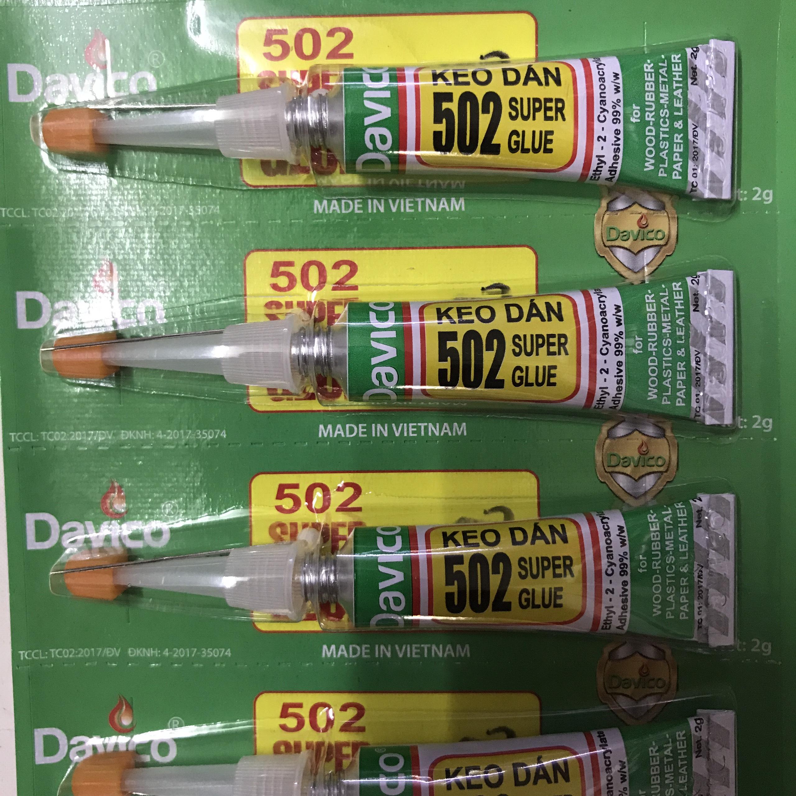Keo Siêu Dính Đa Năng 502 Super Glue Tuýp 2g