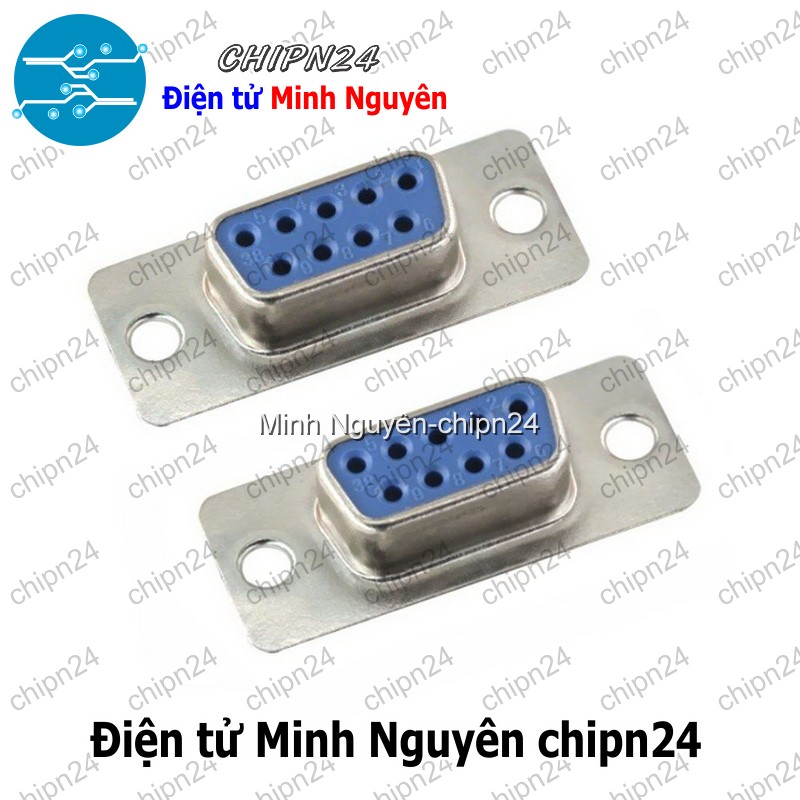 [2 cái] (F143.5) DB9 Cái Thẳng Hàn Dây - HH002261