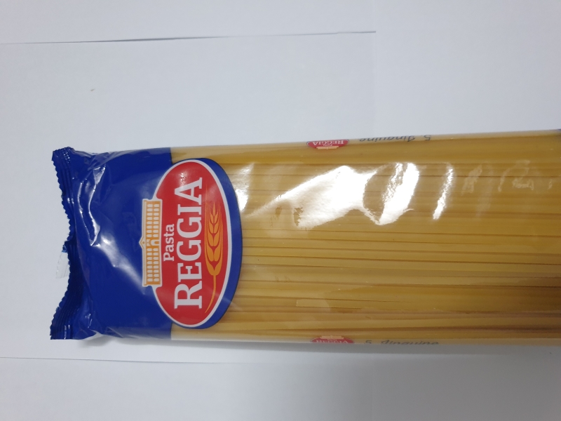 Mì Ý sợi dẹt 5 Pasta Hiệu REGGIA Gói 500g nhập khẩu Italia