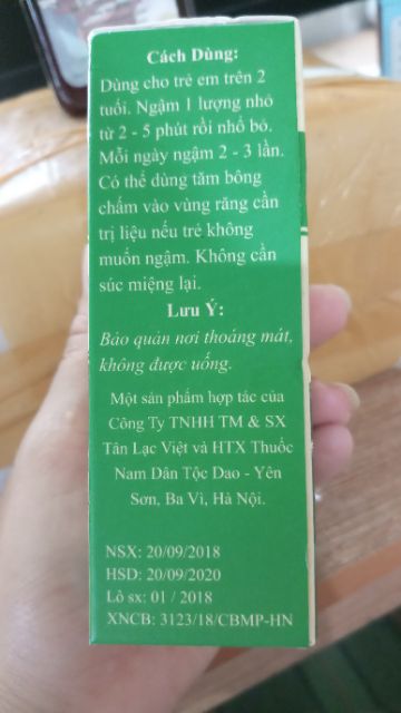 Nước Súc Miệng Mẹ Tấm Cam Kết Chuẩn 150Ml
