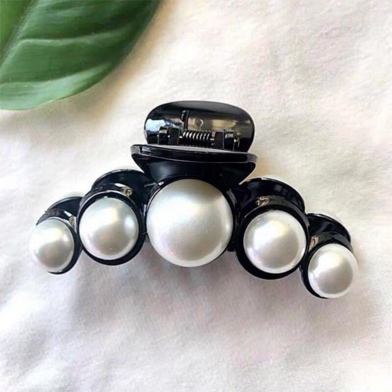 Kẹp Tóc Càng Cua Đính Hạt Dễ Thương