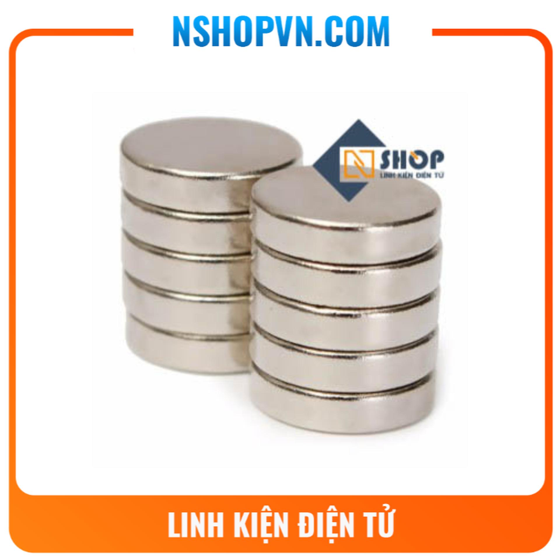 Bộ 4 nam châm đất hiếm 10x3mm