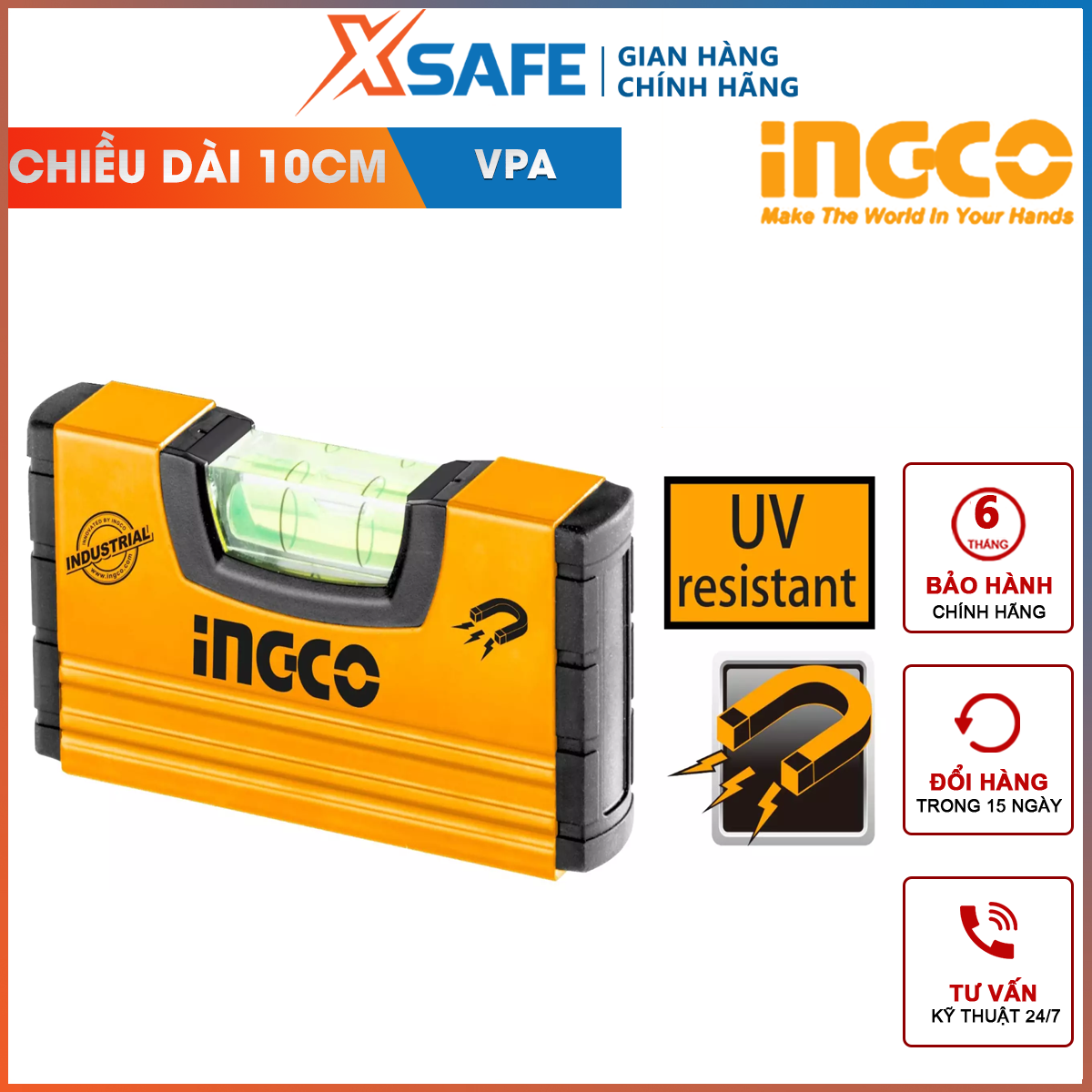Size glass Mini have from ingco HMSL03101 | size Aqua 10cm standard VPA is product ably for the repairmen electromagnetic