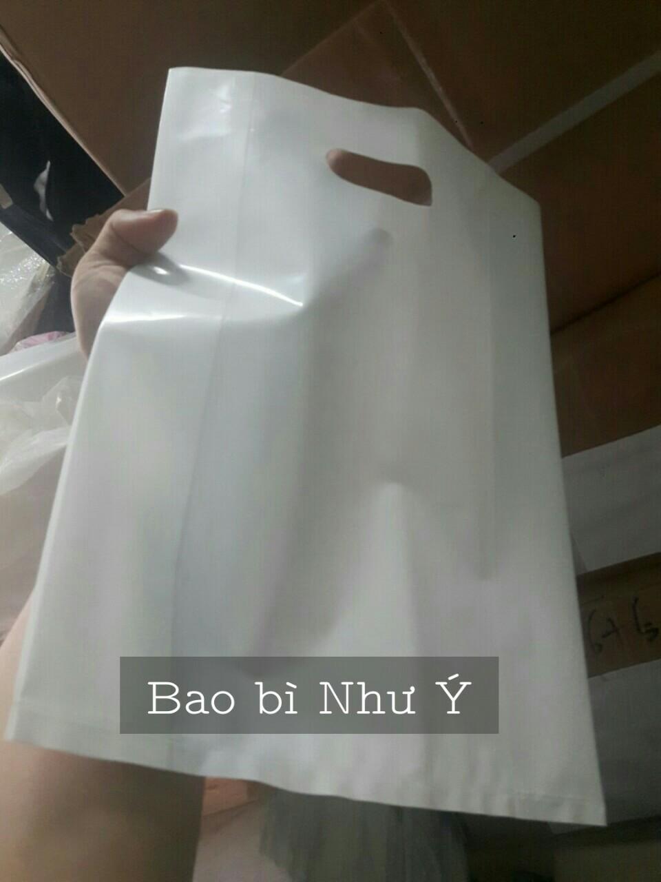 [HCM]1KG - SIZE 24X34 MÀU TRẮNG - TÚI NILON PE BÓNG DẺO DAI