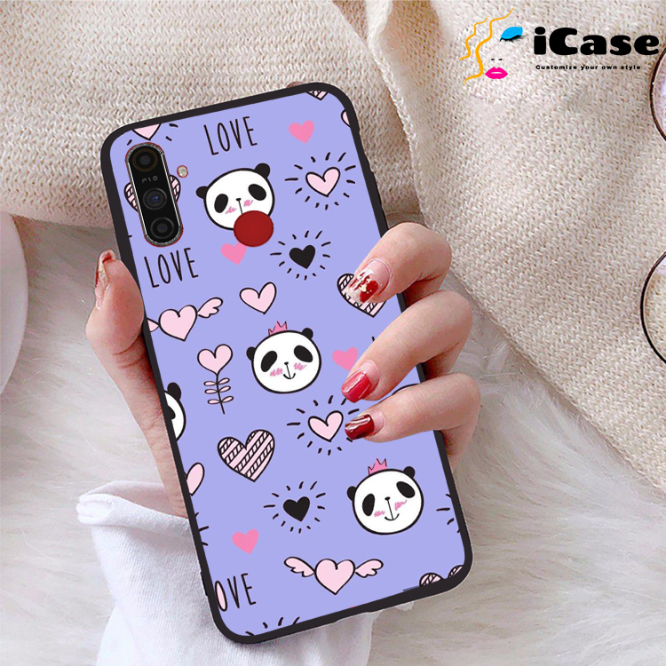 Ốp lưng Realme C3 viền dẻo TPU BST Panda