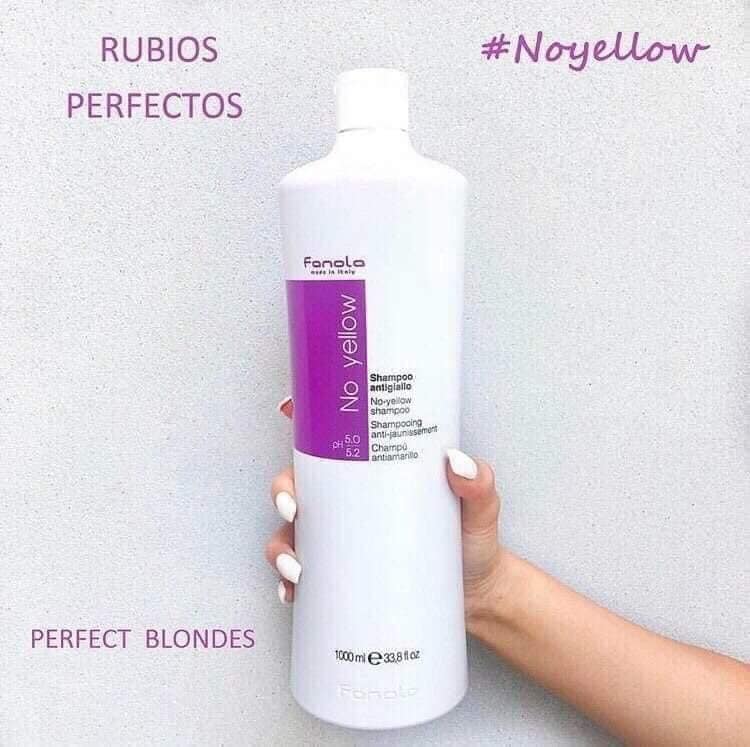 Dầu Gội Khử Ánh Sắc Vàng Noyellow Fanola 1000ml - tặng tinh dầu