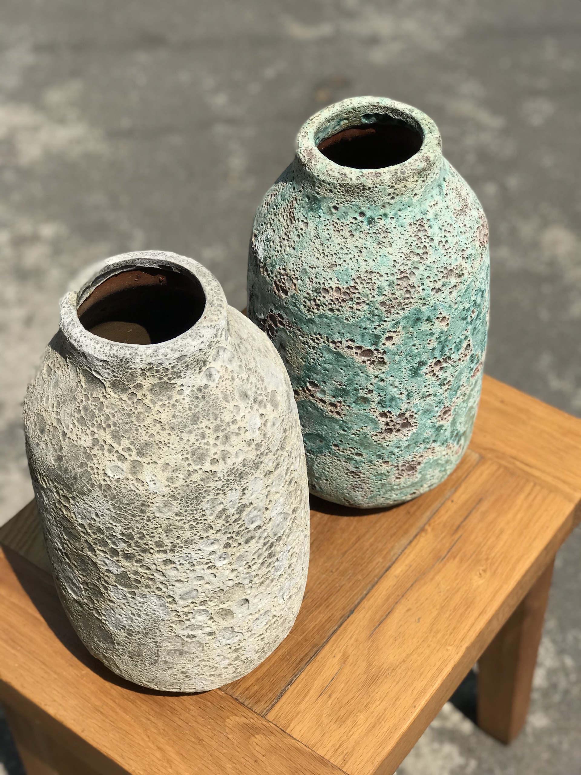 BÌNH HOA ATLANTIC GỐM SỨ MEN SÔI CẮM HOA TRANG TRÍ DECOR