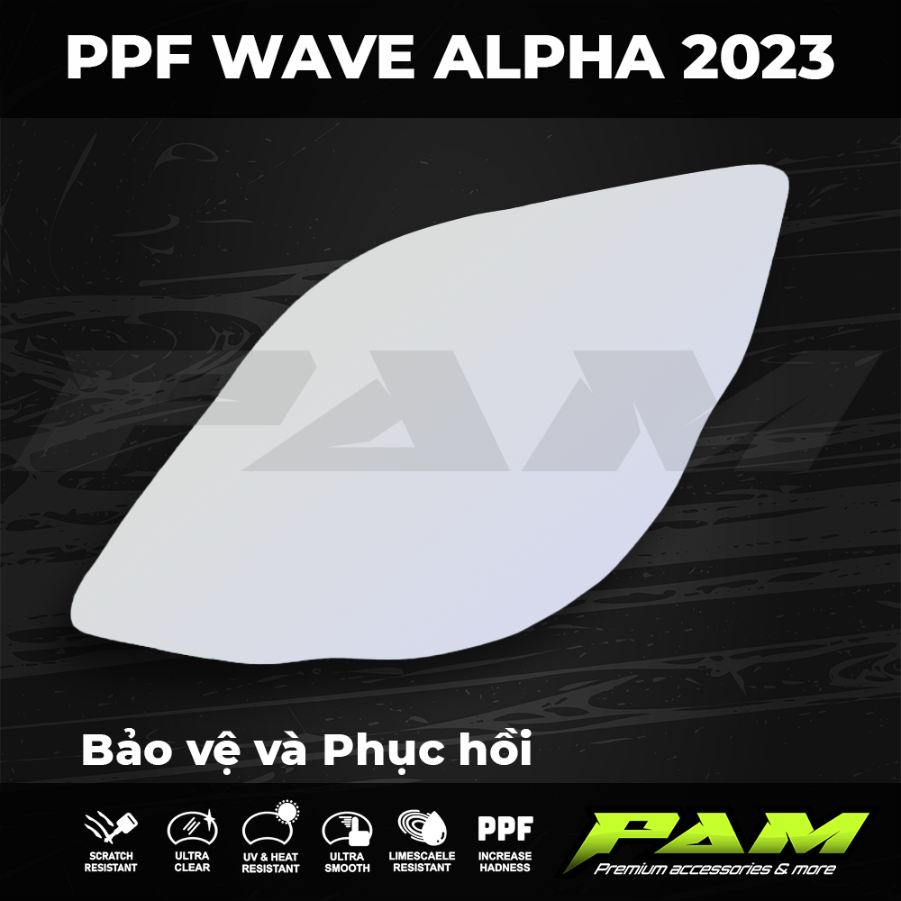 Miếng dán PPF bảo vệ mặt đồng hồ Honda Wave 110