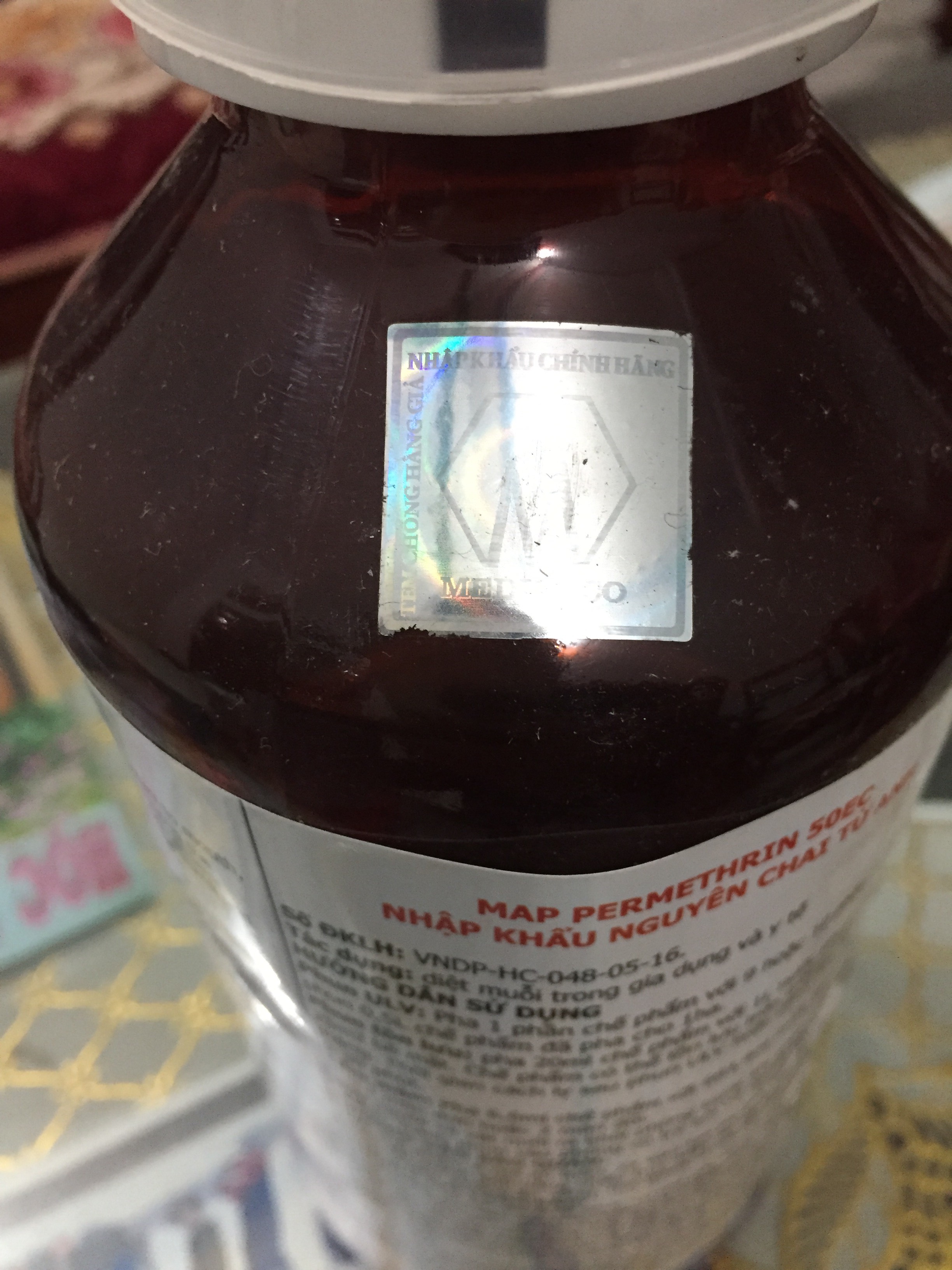 Thuốc diệt muỗi Map Permethrin 50EC 1000ml nhập khẩu Anh Quốc