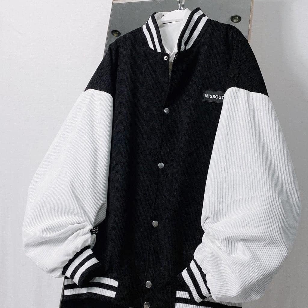 Áo khoác bomber Missout basic form rộng unisex - Gin store