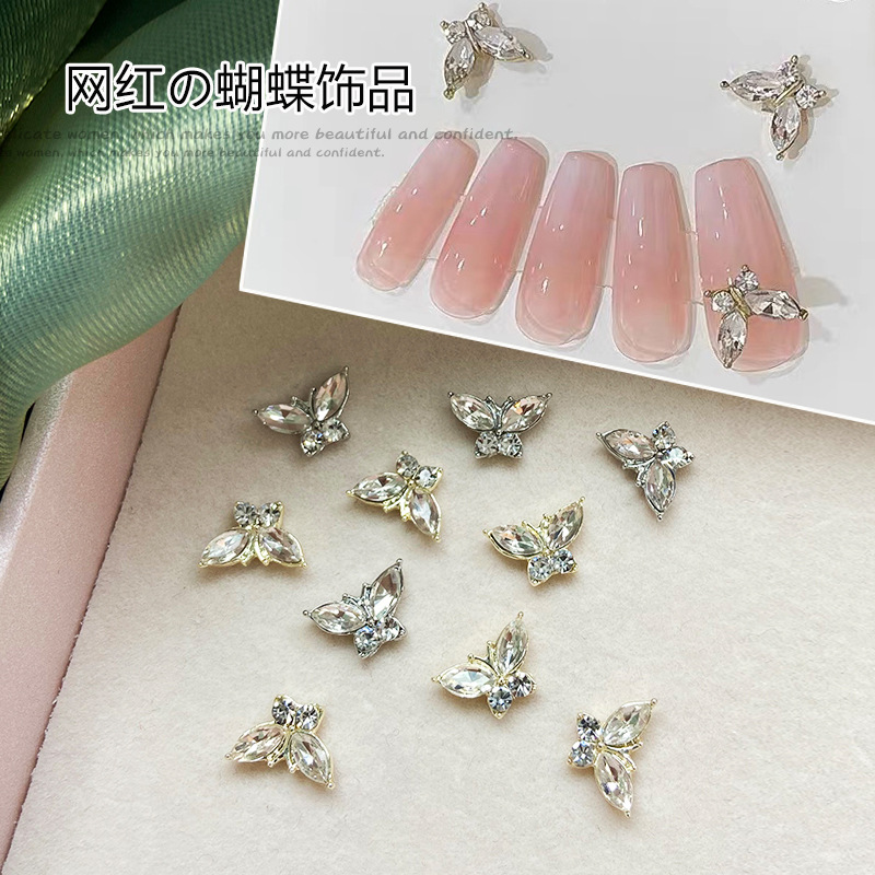 Charm Đá Cao Cấp Gắn Móng  Phụ Kiện Nail