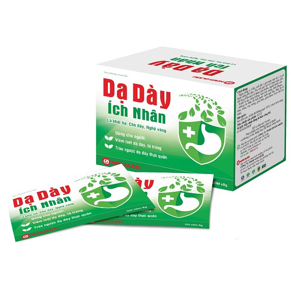 Dạ dày ích nhân - hỗ trợ giảm các triệu chứng viêm loét dạ dày, tá tràng